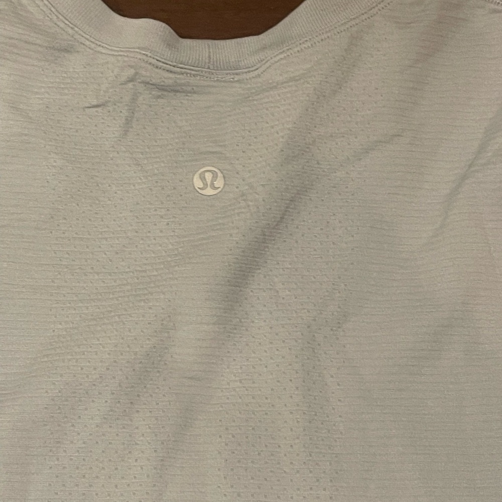 lululemon Light Blue Short sleeve shirt - Picture 6 of 6